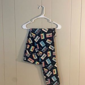 Lularoe TC2 Cassette Tape Leggings